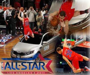 Puzzle Blake Griffin είναι ο νέος βασιλιάς της για το 2011 NBA Slam Dunk